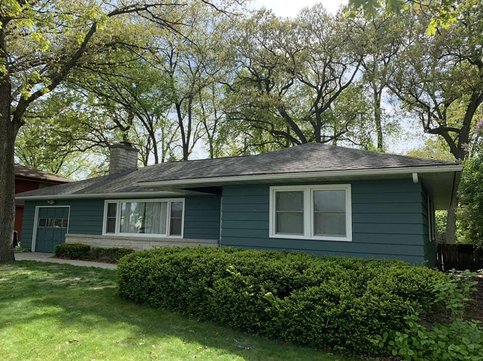Finished exterior house painting project in Stillwater, MN