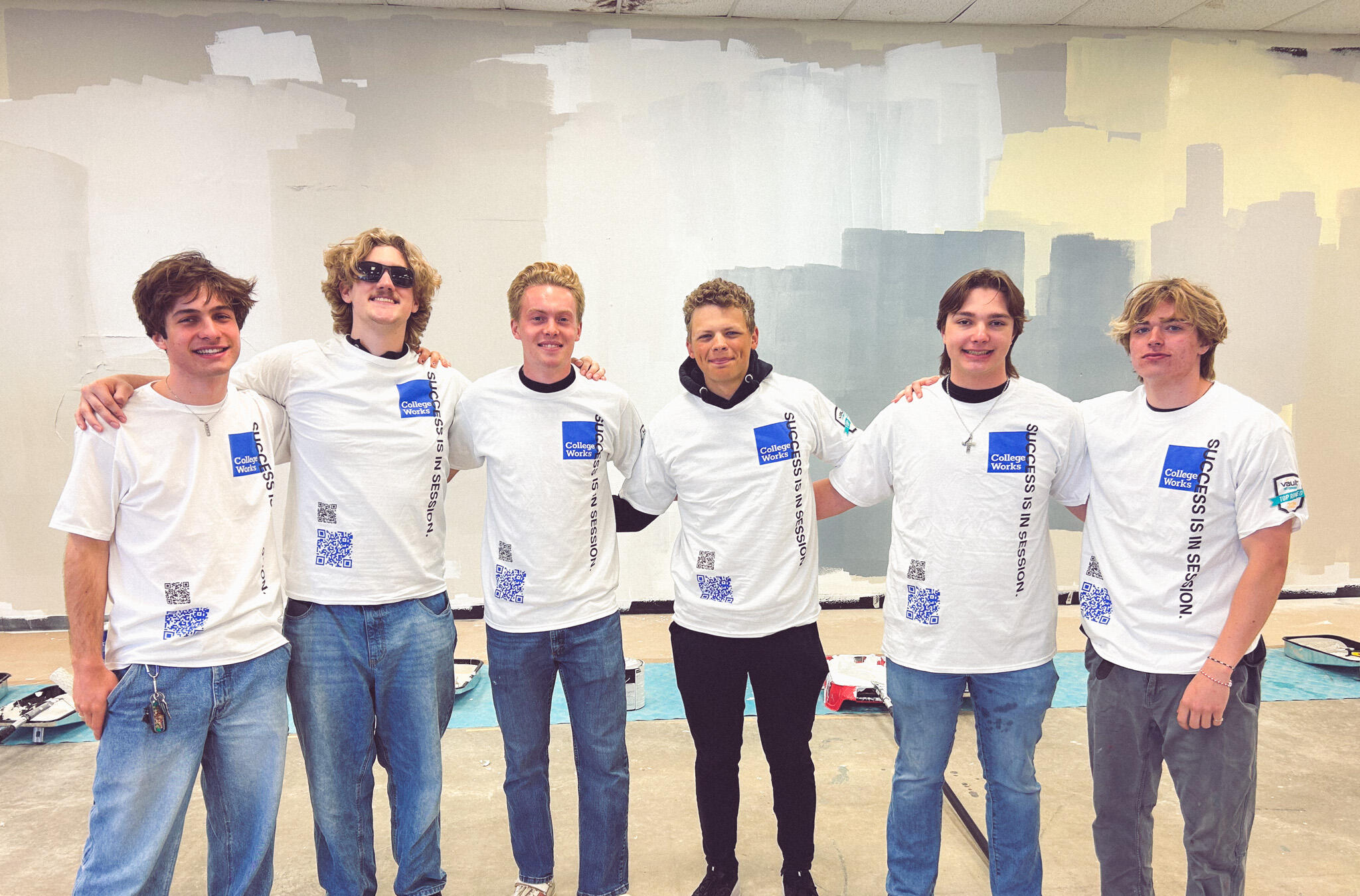 The College Works Painting Team The College works painting crew is excited and determined to show you what they can do this summer.